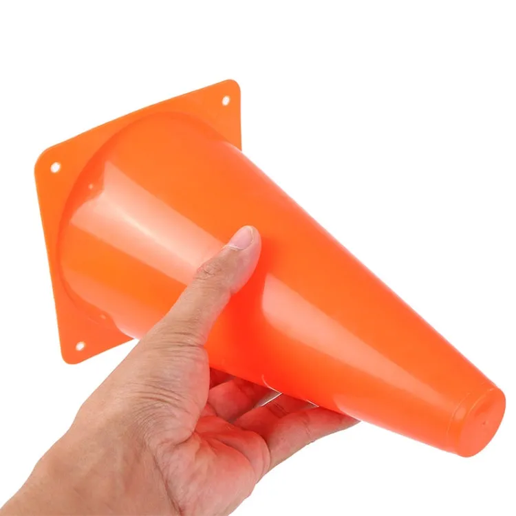 2 PCS Football Obstacle Sign Tube Thickening Road Block Cone without Hole, Size: 18 x 14cm(Green)