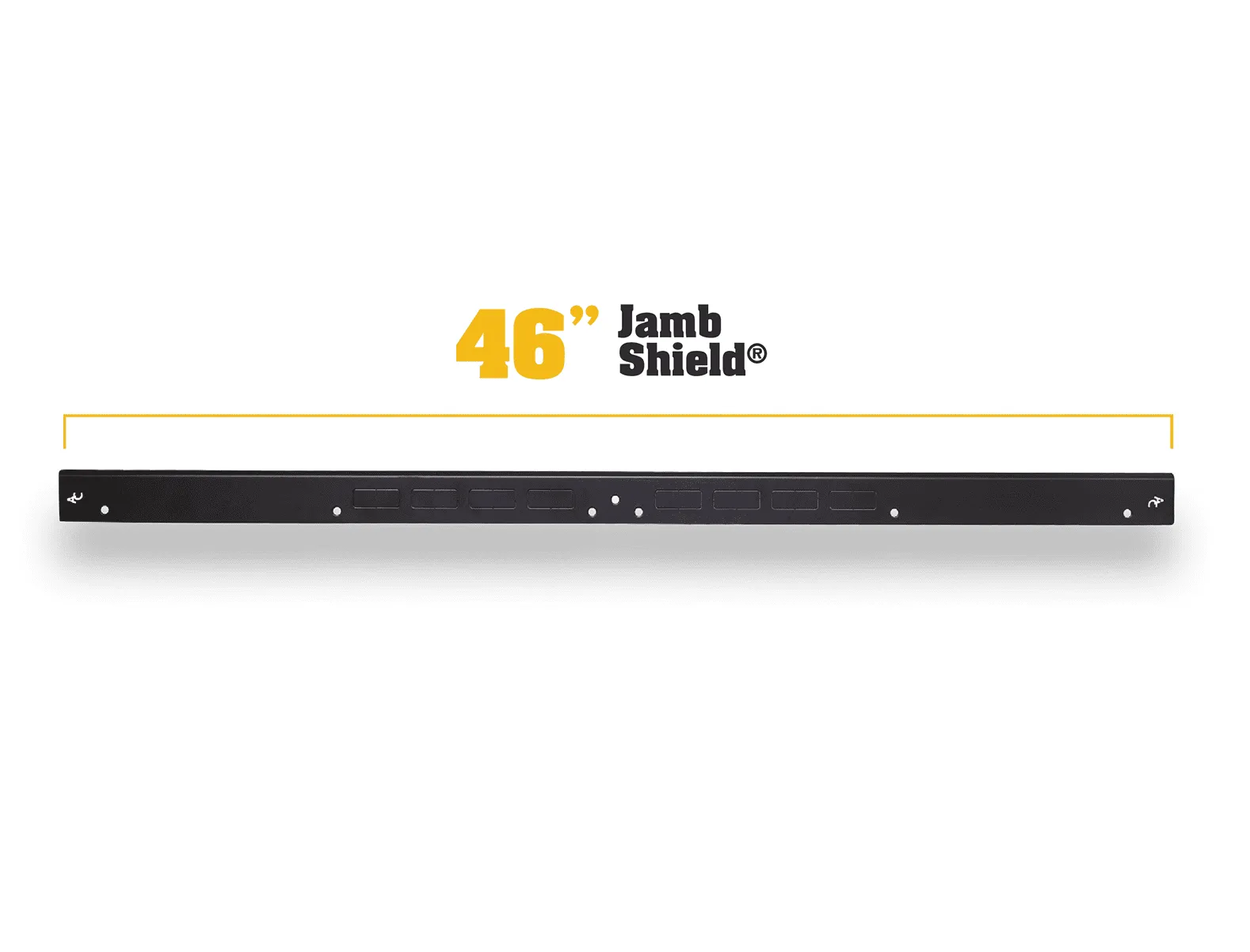 46" Door Armor Jamb Shield - Ultimate Door Security Easy Install