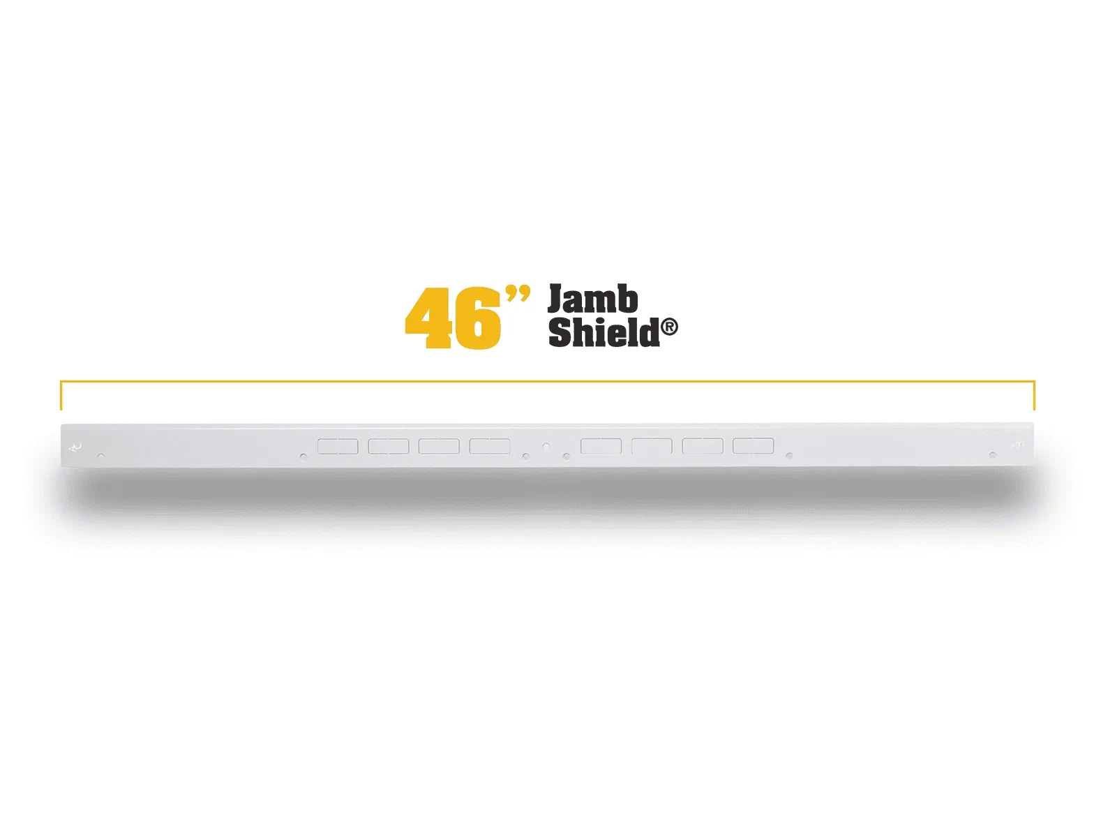46" Door Armor Jamb Shield - Ultimate Door Security Easy Install