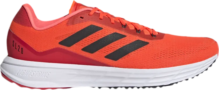 Adidas SL20.2 'Solar Red' sneakers, red