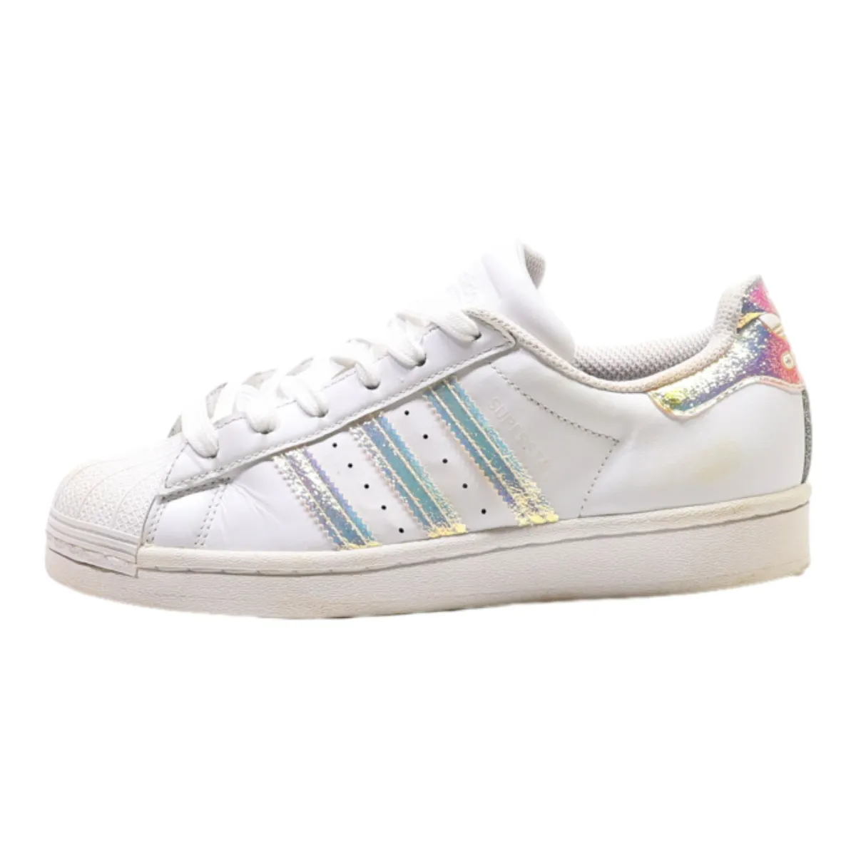 ADIDAS Superstar 2020 Sneaker Trainers White Leather Girls UK 4