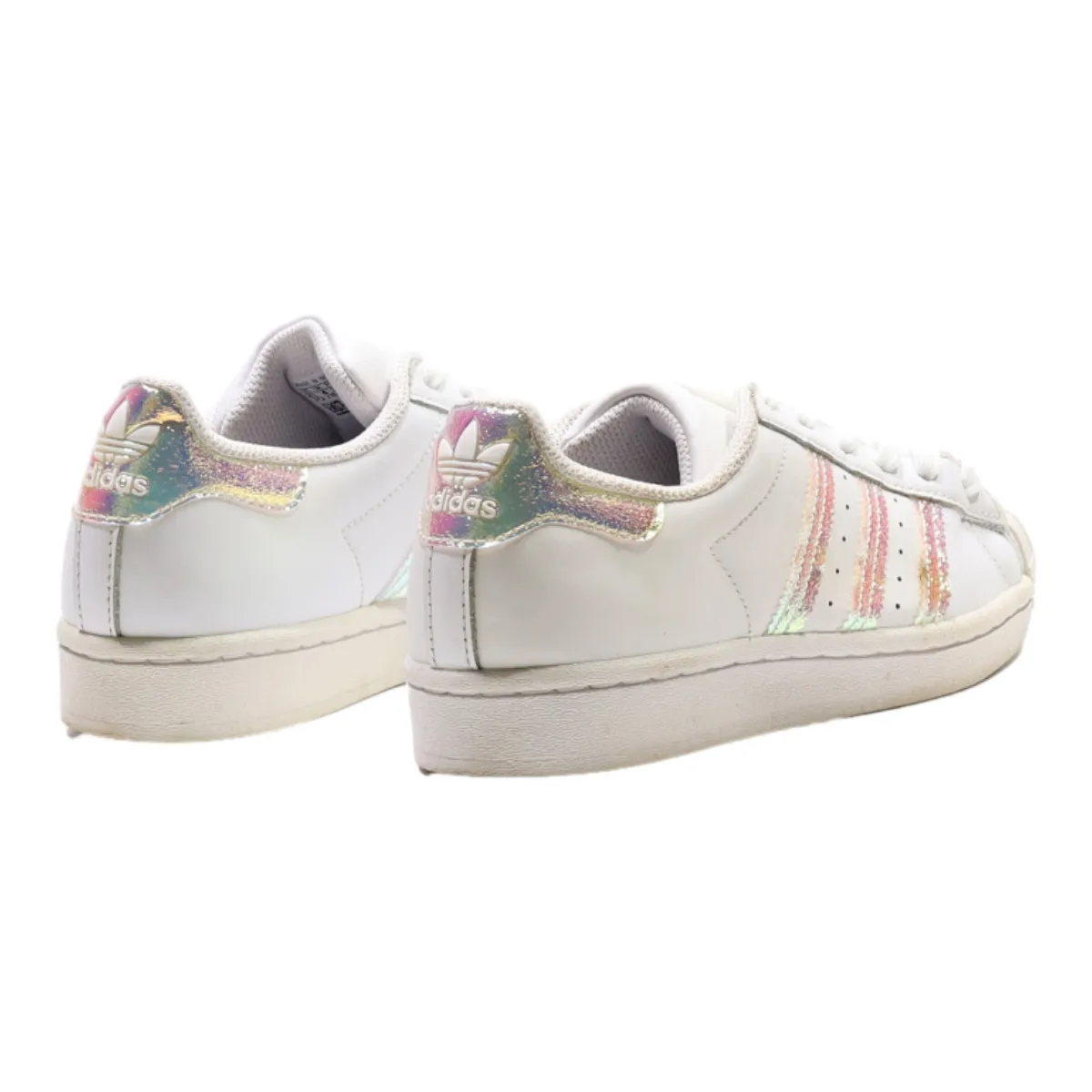 ADIDAS Superstar 2020 Sneaker Trainers White Leather Girls UK 4