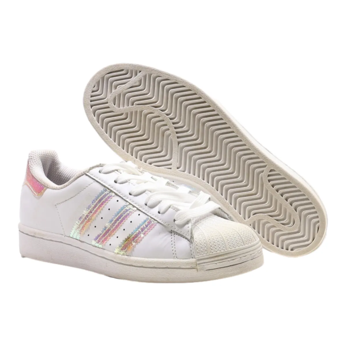 ADIDAS Superstar 2020 Sneaker Trainers White Leather Girls UK 4