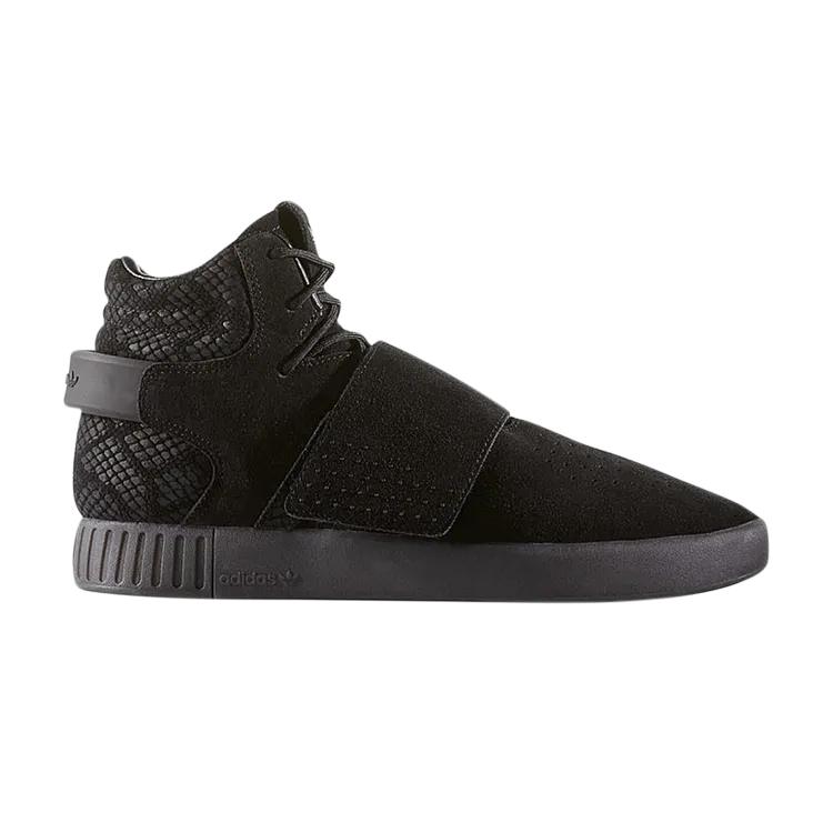 Adidas Tubular Invader Strap 'Black' Sneakers, black