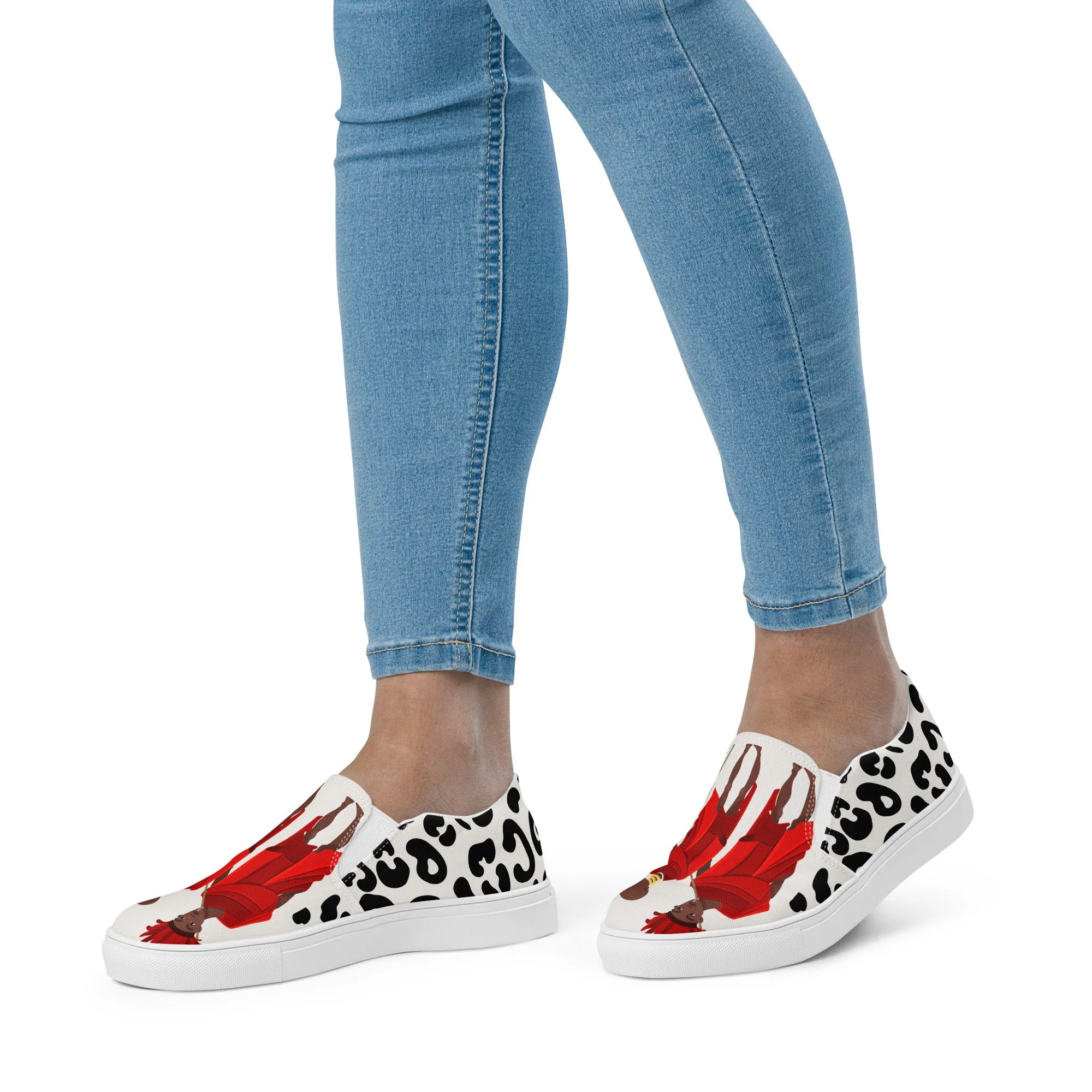 Agojie Animal Print Women’s Slip-on canvas shoes