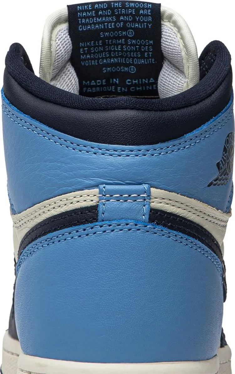 Air Jordan 1 Retro High OG GS Obsidian sneakers, blue