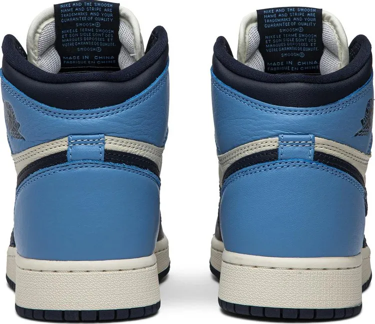 Air Jordan 1 Retro High OG GS Obsidian sneakers, blue