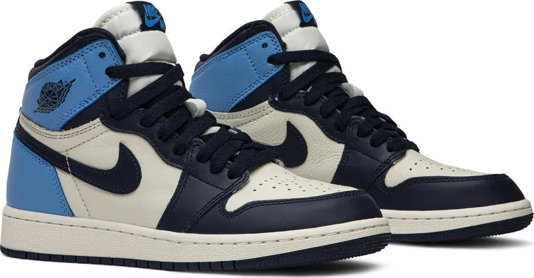 Air Jordan 1 Retro High OG GS Obsidian sneakers, blue