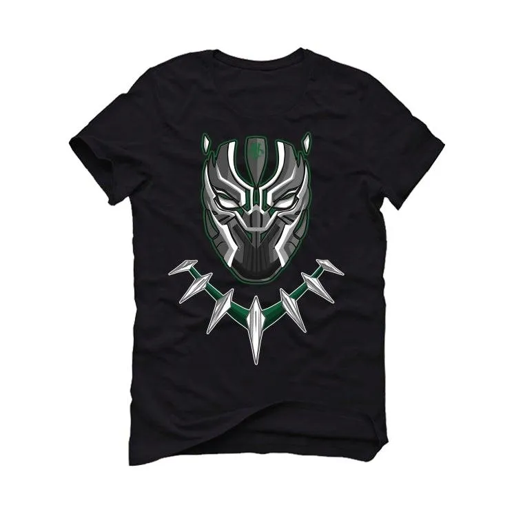 Air Jordan 3 “Pine Green” Black T-Shirt (Panther mask)