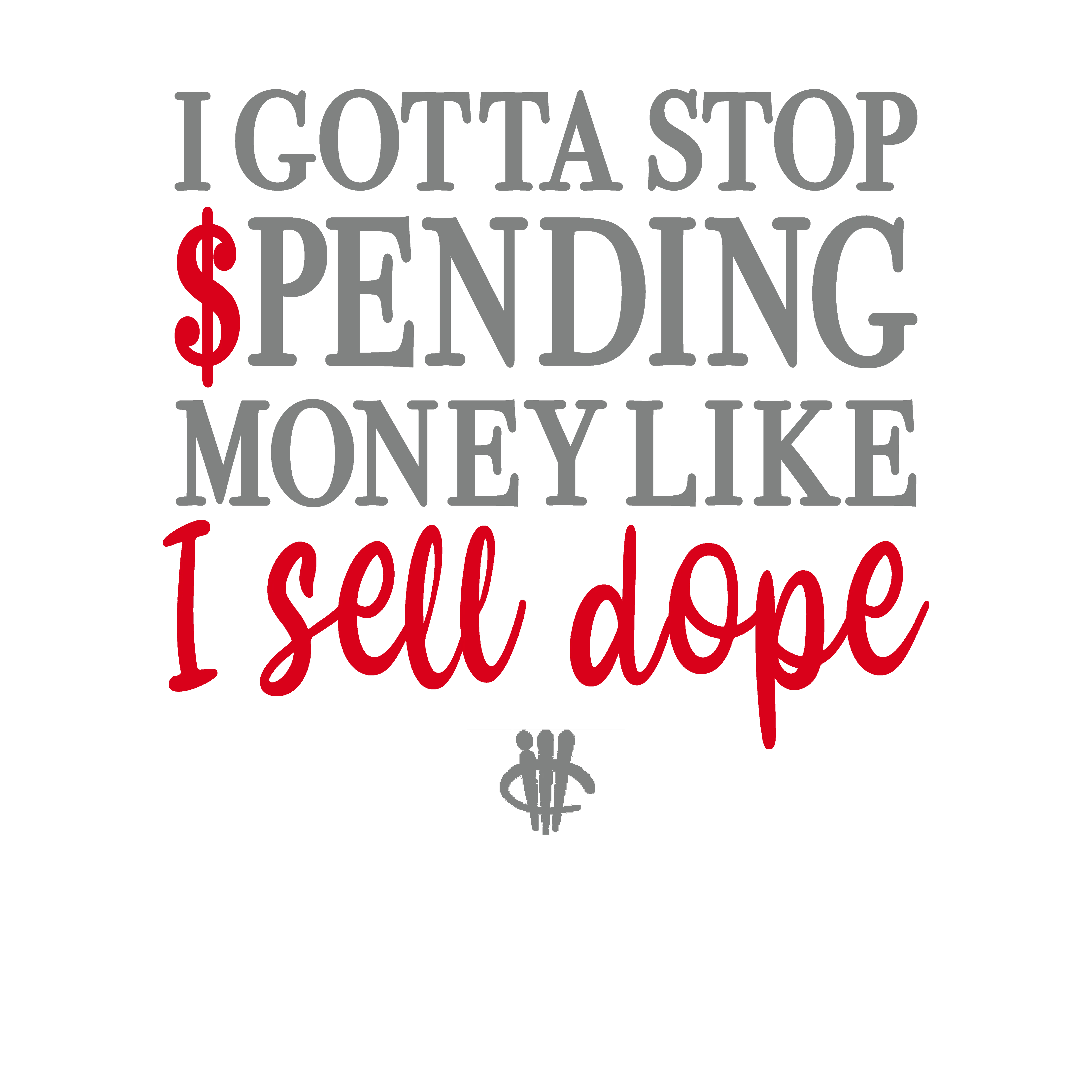 AIR JORDAN 4 “BRED REIMAGINED” 2024 | ILLCURRENCY Black T-Shirt (GOTTA STOP SPENDING MONEY)