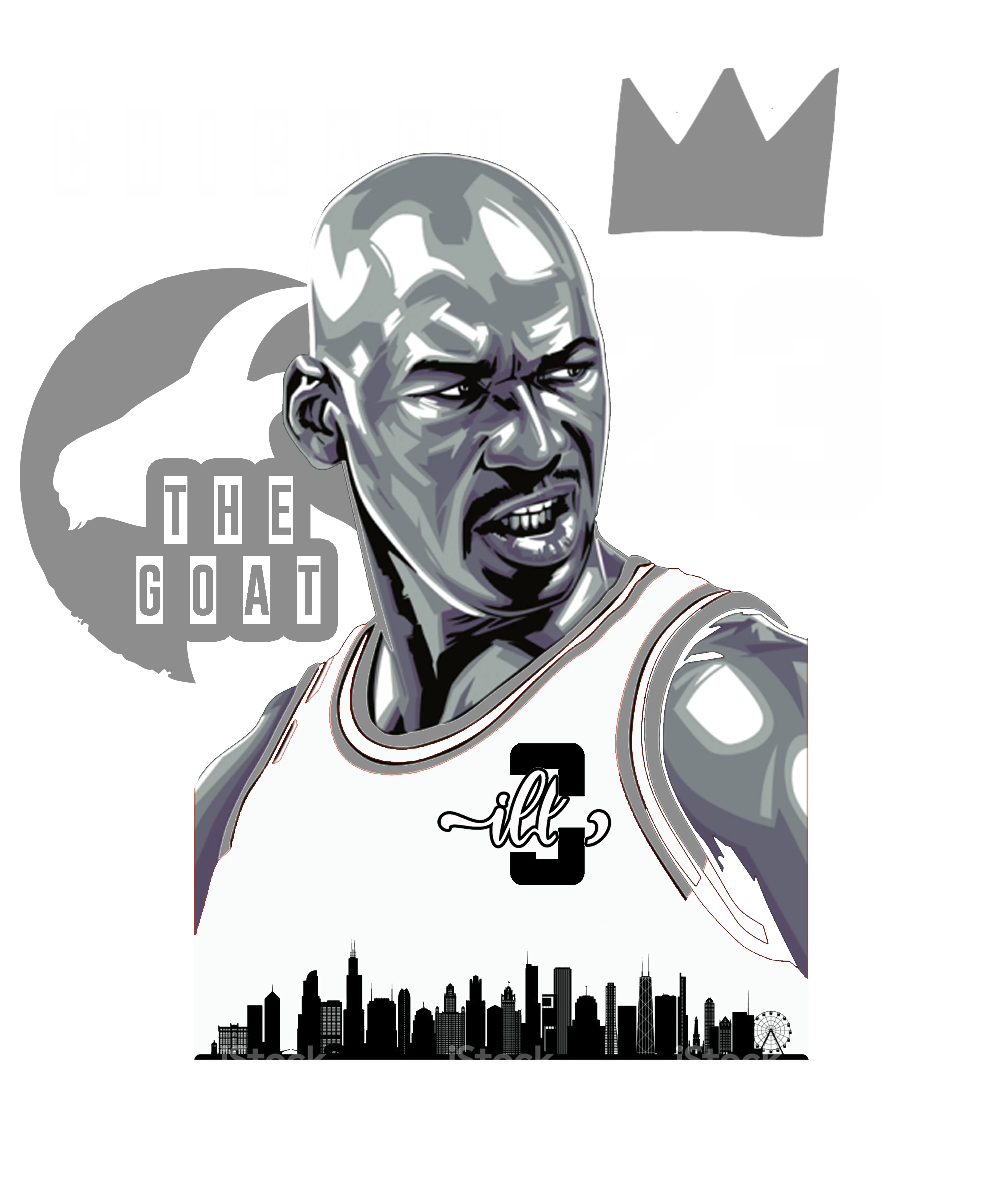 Air Jordan 5 “Georgetown” | illcurrency Navy Blue T-Shirt (The Goat)