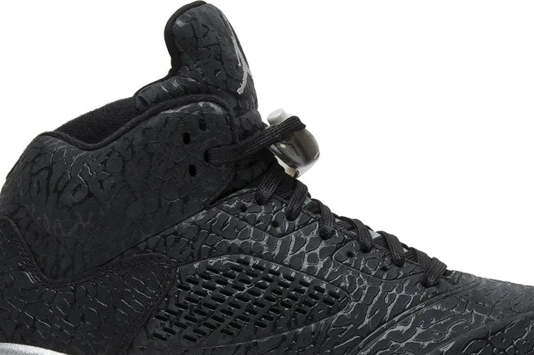 Air Jordan 5 Retro 3Lab5 Elephant Print Sneakers, Black