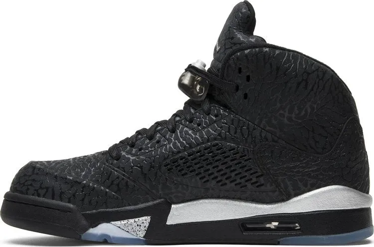 Air Jordan 5 Retro 3Lab5 Elephant Print Sneakers, Black
