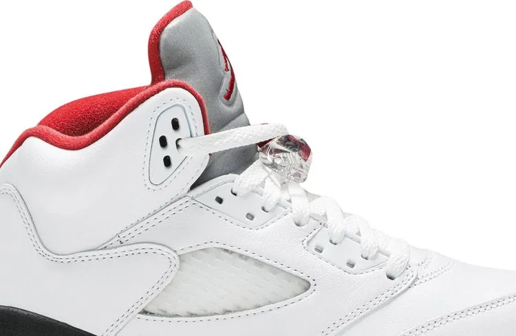 Air Jordan 5 Retro GS Fire Red 2020, white