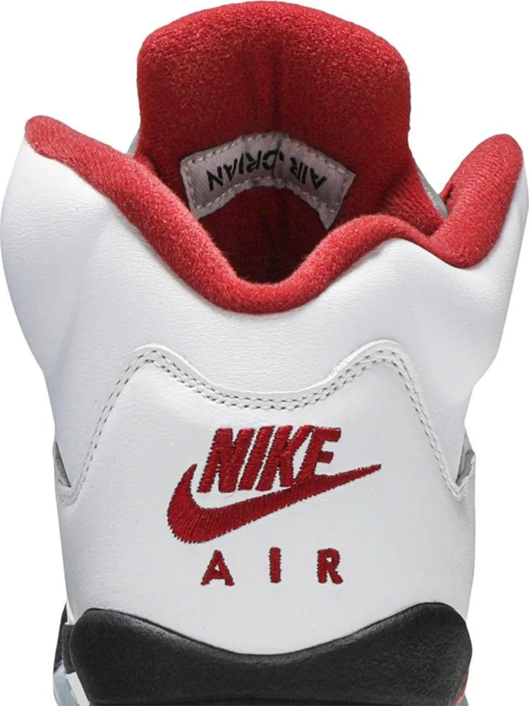 Air Jordan 5 Retro GS Fire Red 2020, white