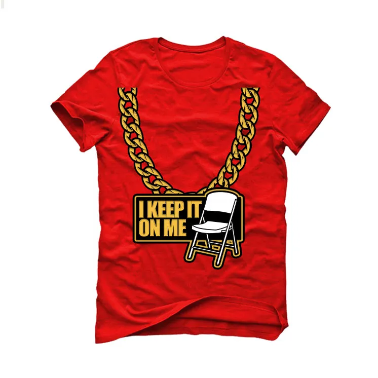 Air Jordan 8 “Playoffs” | illcurrency Red T-Shirt (KEEP IT ON ME)