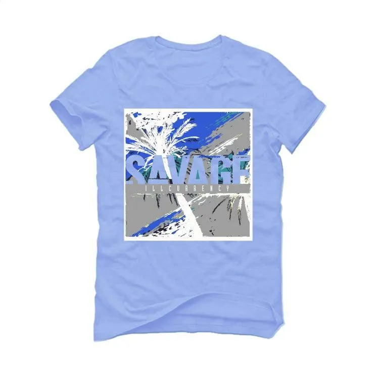 Air Jordan Retro 1 Retro High OG Hyper Royal Carolina Blue T-Shirt (Savage Illcurrency)