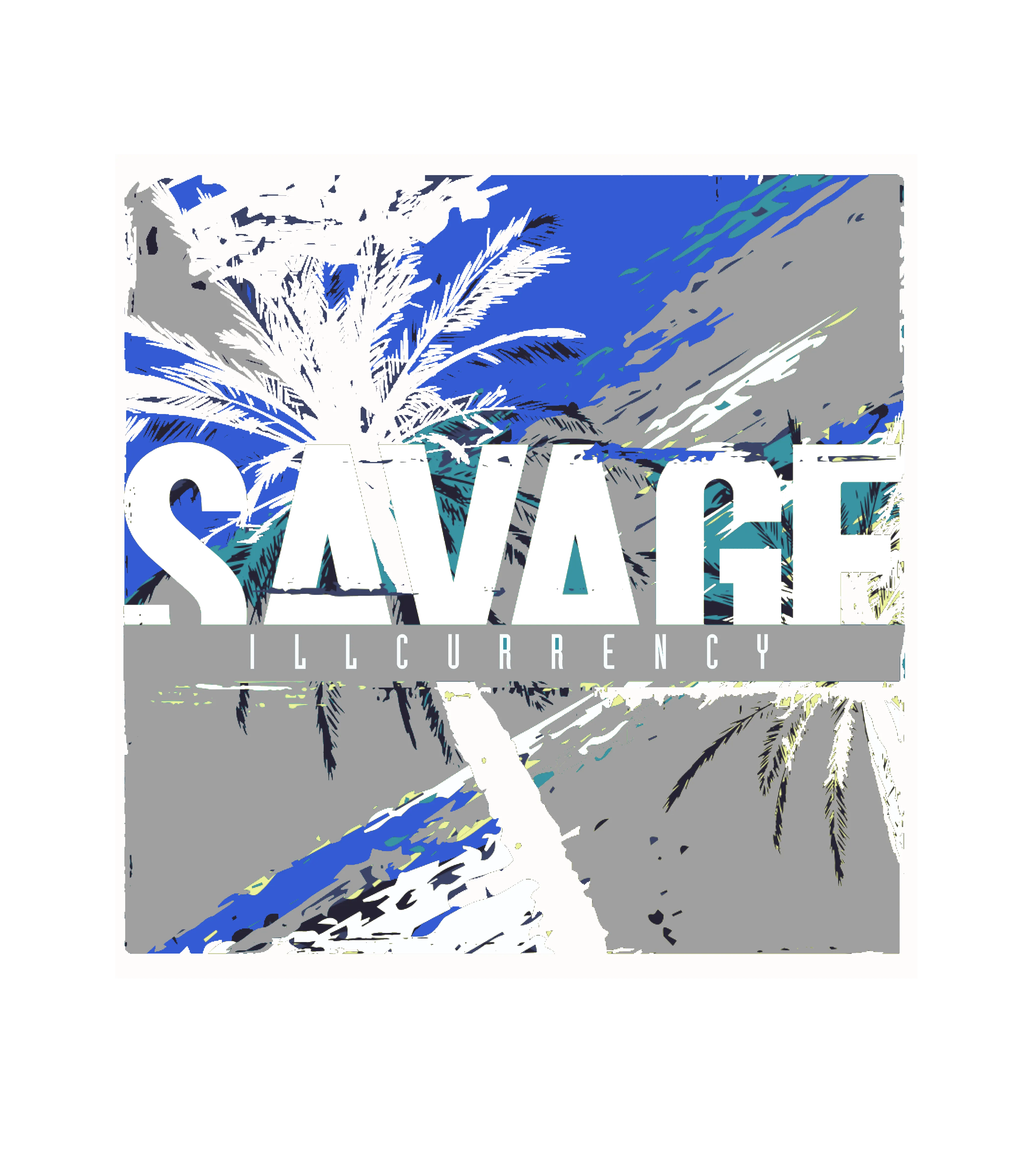 Air Jordan Retro 1 Retro High OG Hyper Royal Carolina Blue T-Shirt (Savage Illcurrency)