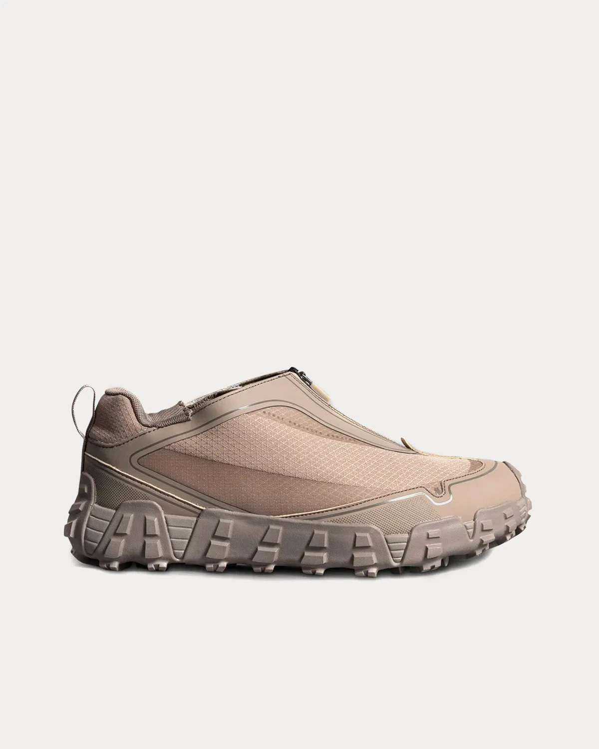ARKTISK Zip Up Runner Mid Khaki Running Shoes