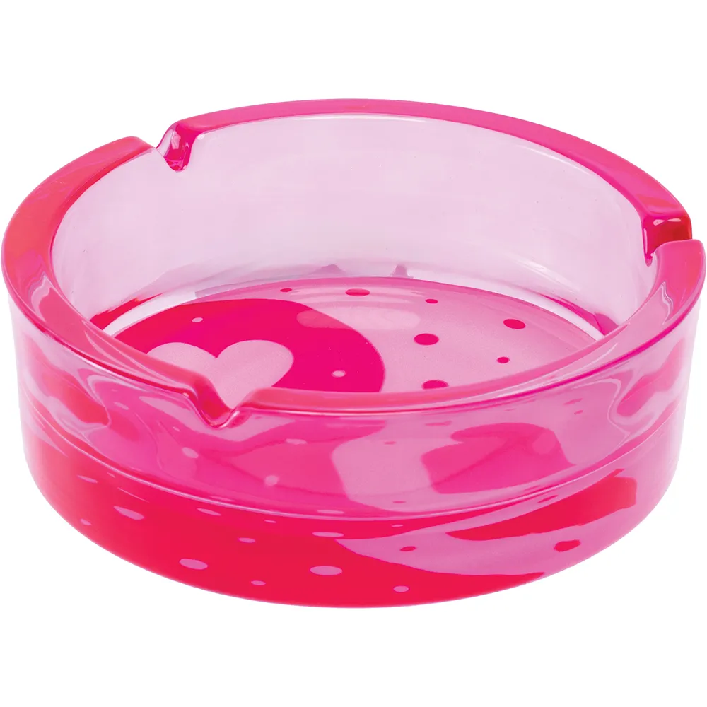 Ashtray - Pink Yin Yang Hearts
