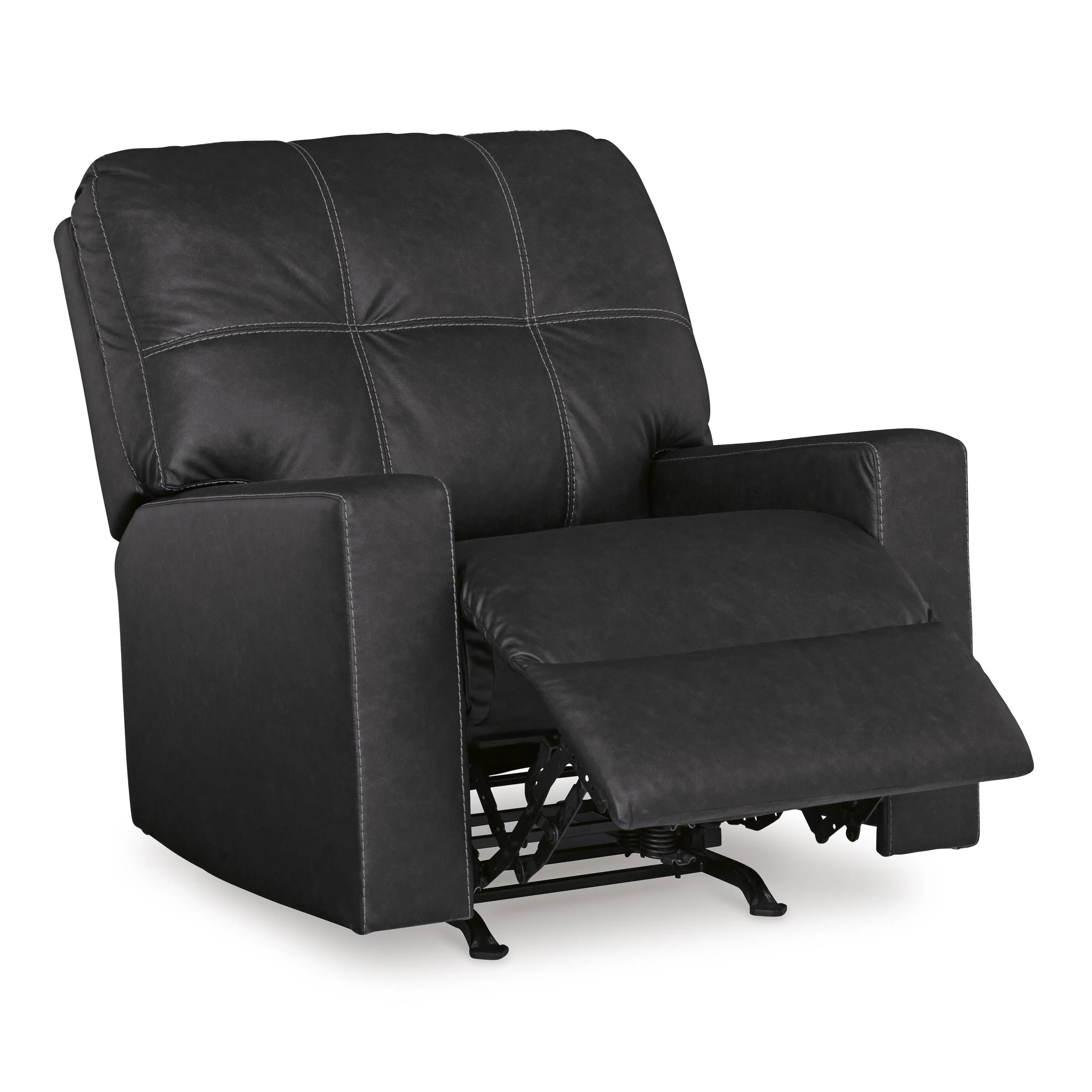 Benchcraft Barlin Mills Rocker Leather Look Recliner 1700425