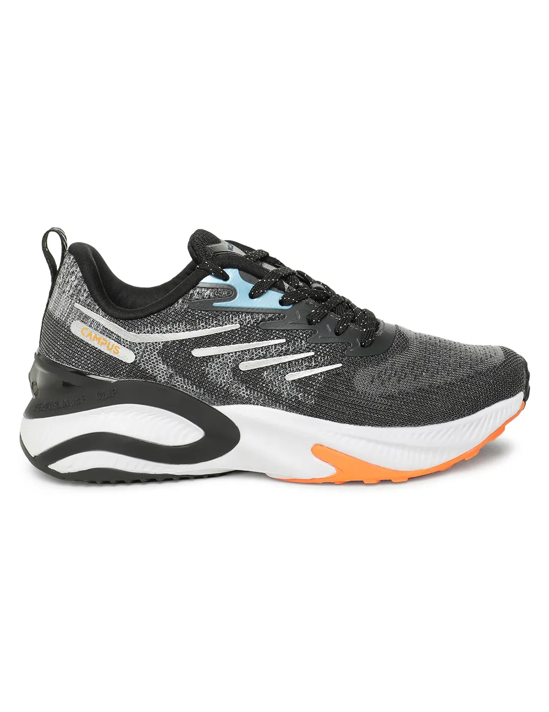 CAMP-SPUNKY Black Men's Running Shoes