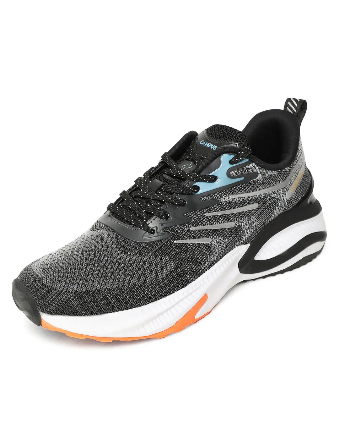 CAMP-SPUNKY Black Men's Running Shoes