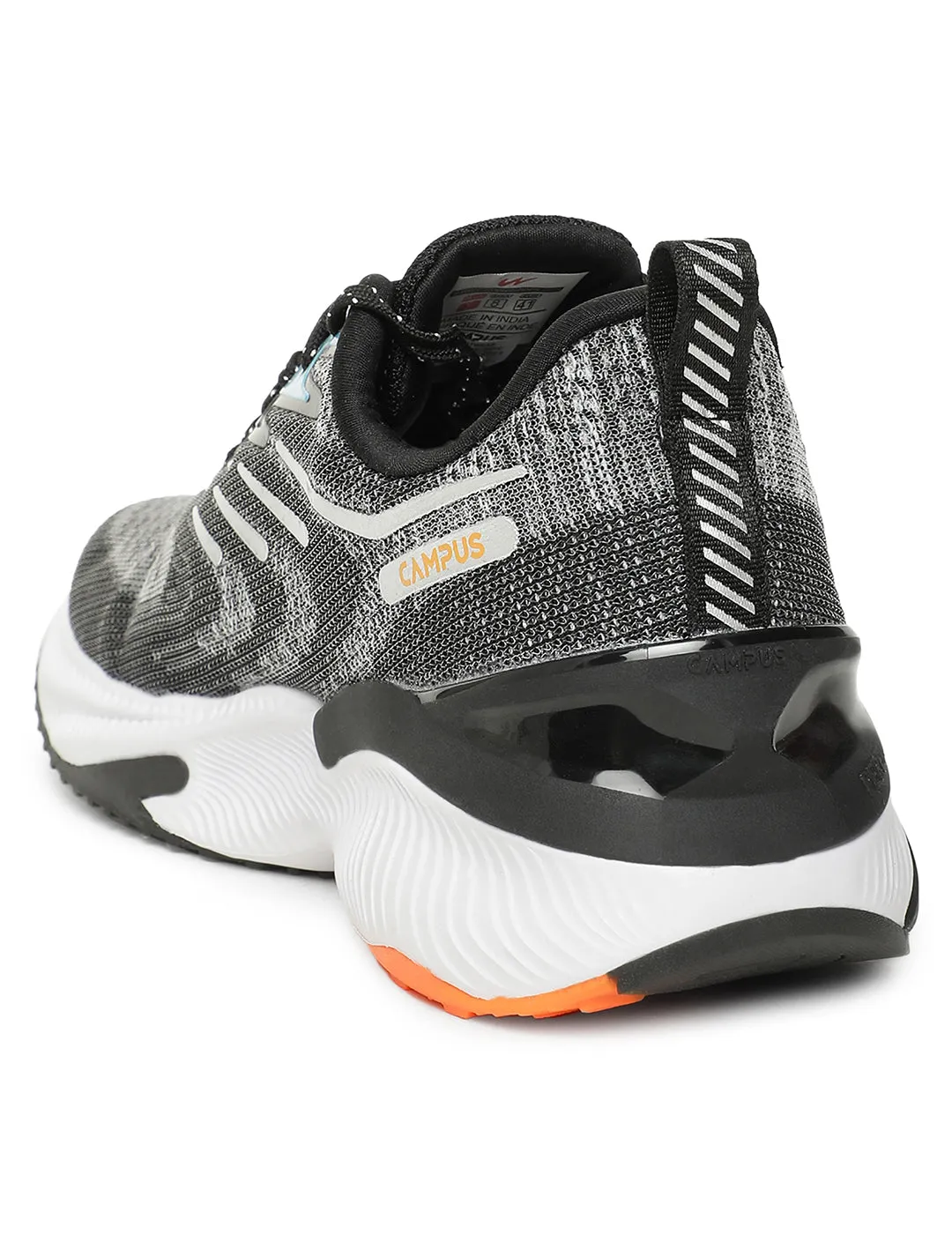 CAMP-SPUNKY Black Men's Running Shoes