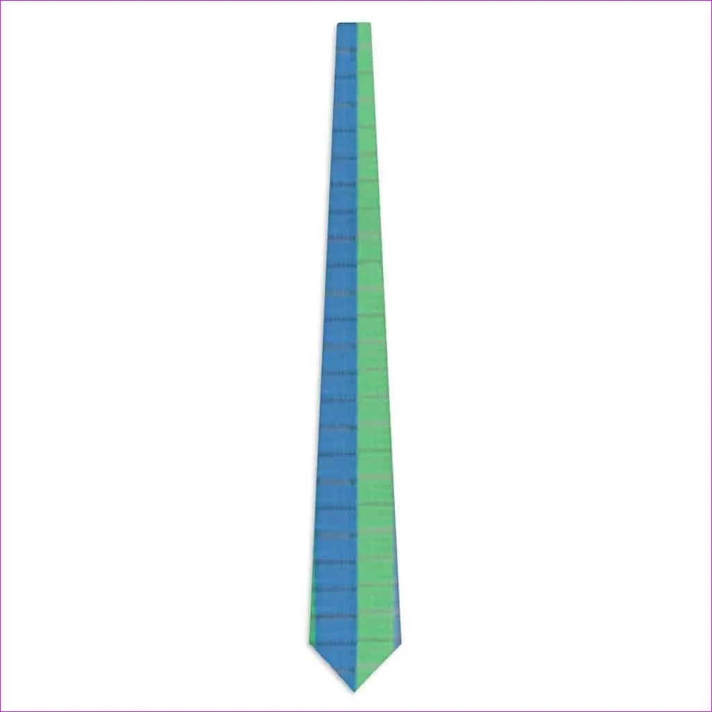 Checkered Lime Necktie