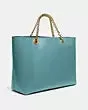 Coach Signature Chain Convertible Leather Tote