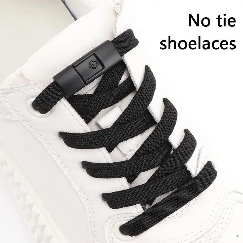 Colorful Press Lock Elastic Shoelaces: Vibrant Hassle-Free Styling