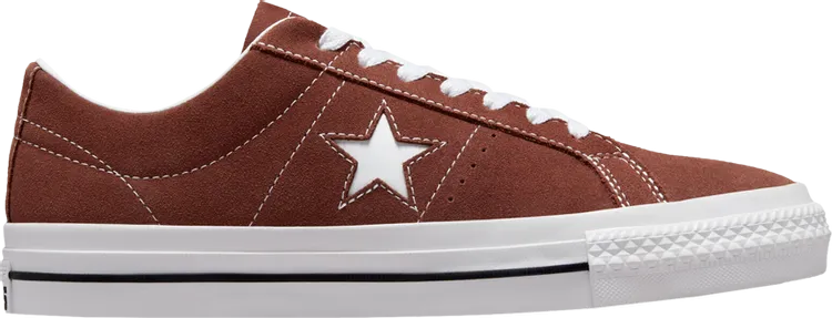 Converse One Star Pro Low Red Oak Sneakers, red