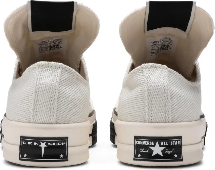 Converse Rick Owens x TURBODRK Chuck 70 Low Lily White Sneakers