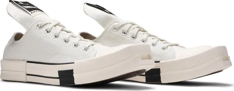 Converse Rick Owens x TURBODRK Chuck 70 Low Lily White Sneakers