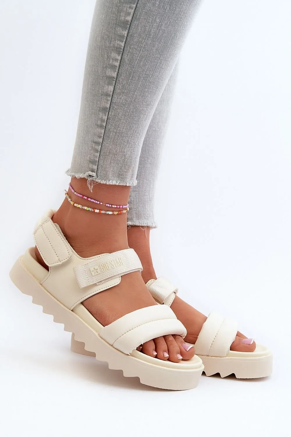 Double Strap Platform Sandals