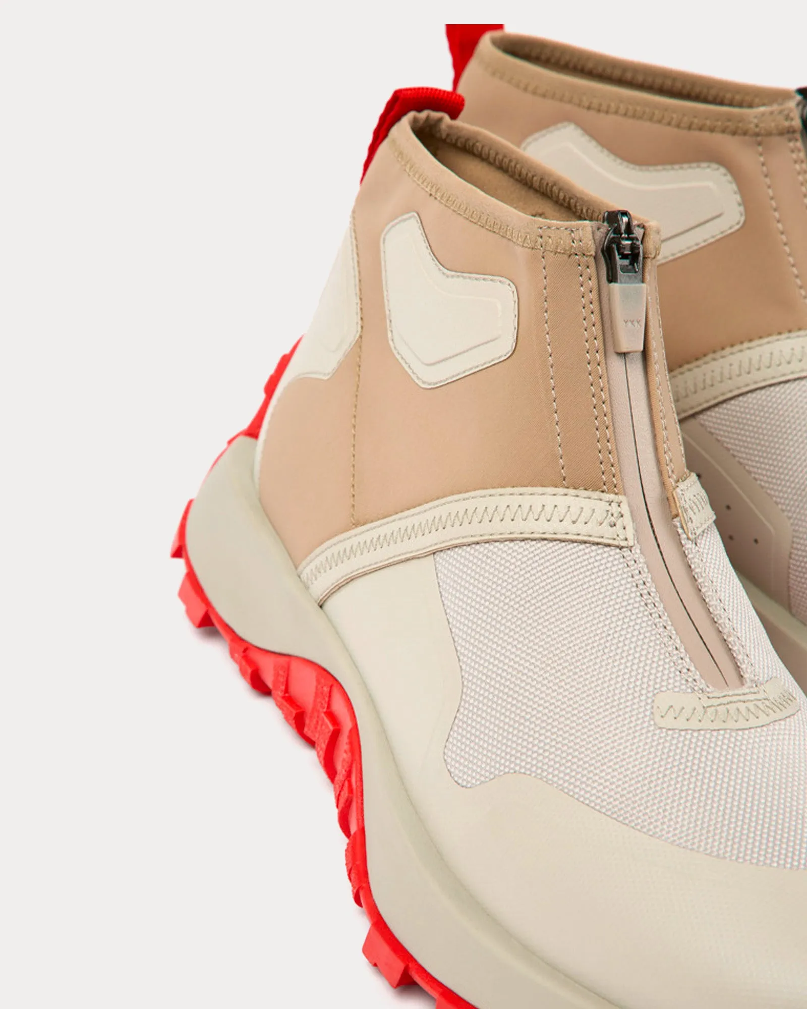 Drift Trail Vibram Beige High Top Boots