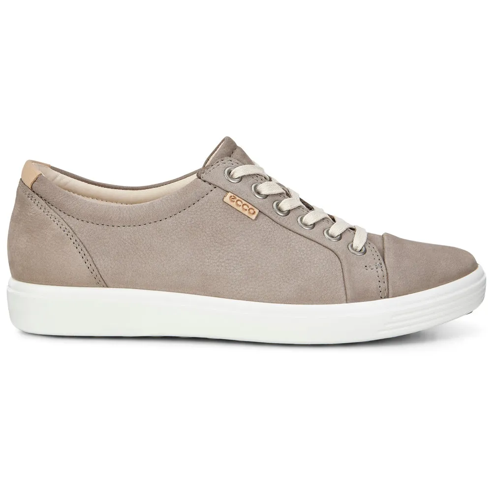 Ecco Soft 7 Lace Grey Nubuck (Women's)