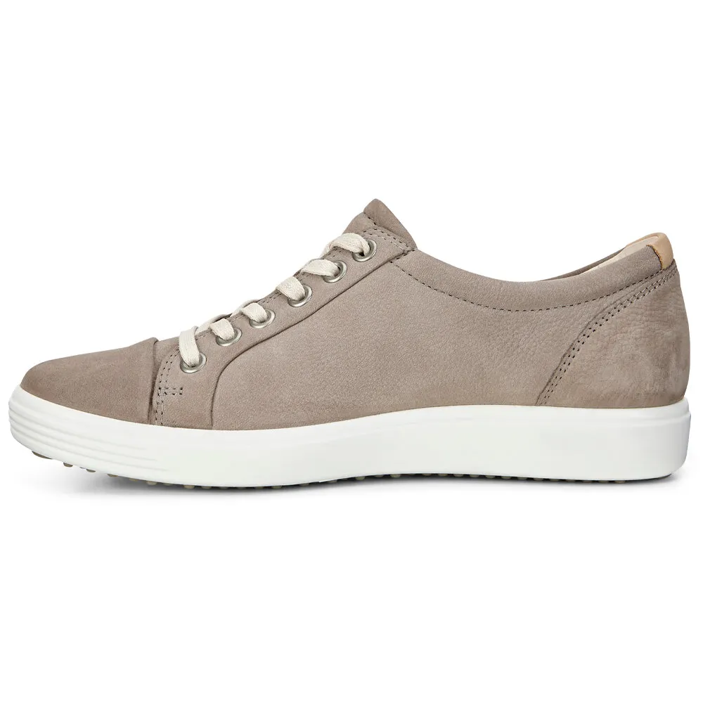 Ecco Soft 7 Lace Grey Nubuck (Women's)