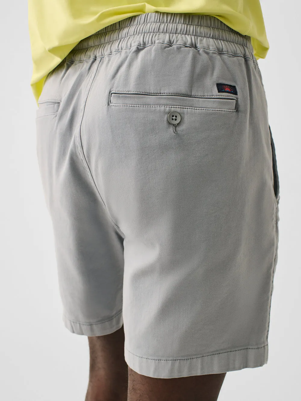 Essential Drawstring Short 6.5" Rocky Grey