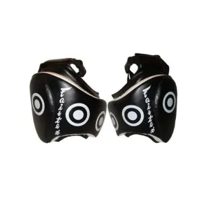 FAIRTEX TP3 DELUXE MUAY THAI BOXING MMA SPARRING THIGH PROTECTOR PAD Adult Leather Size Free Black