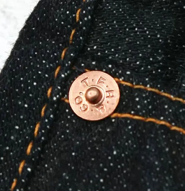FN-3002 14.5oz Unsanforized Selvedge Jeans - Slim Tapered - OW