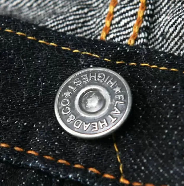 FN-3002 14.5oz Unsanforized Selvedge Jeans - Slim Tapered - OW