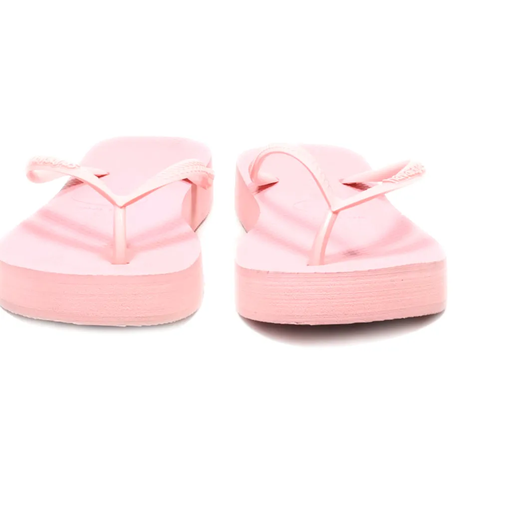 Havaianas Flip Flops Fabric Pink Colour For Women