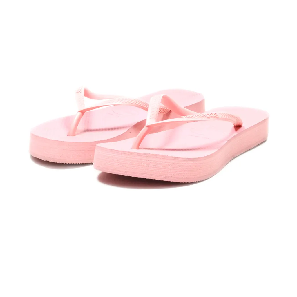Havaianas Flip Flops Fabric Pink Colour For Women