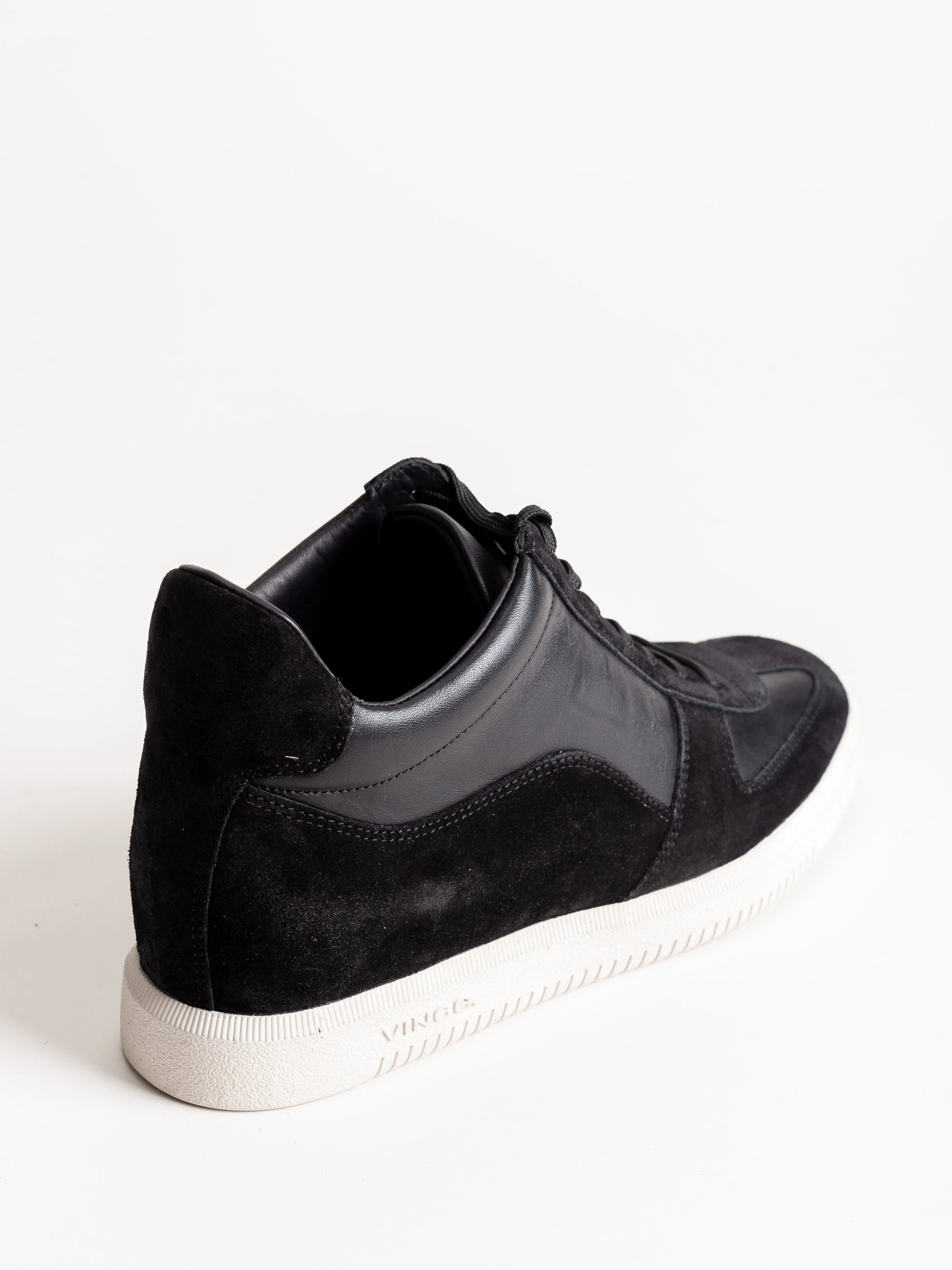 ina sneaker - black suede