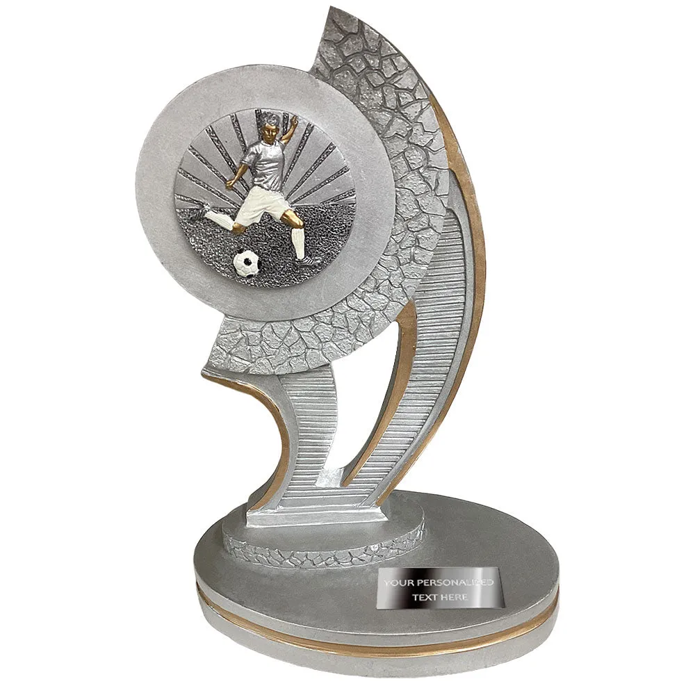 IO Silver Football Resin Trophy Award (1351/2/3)