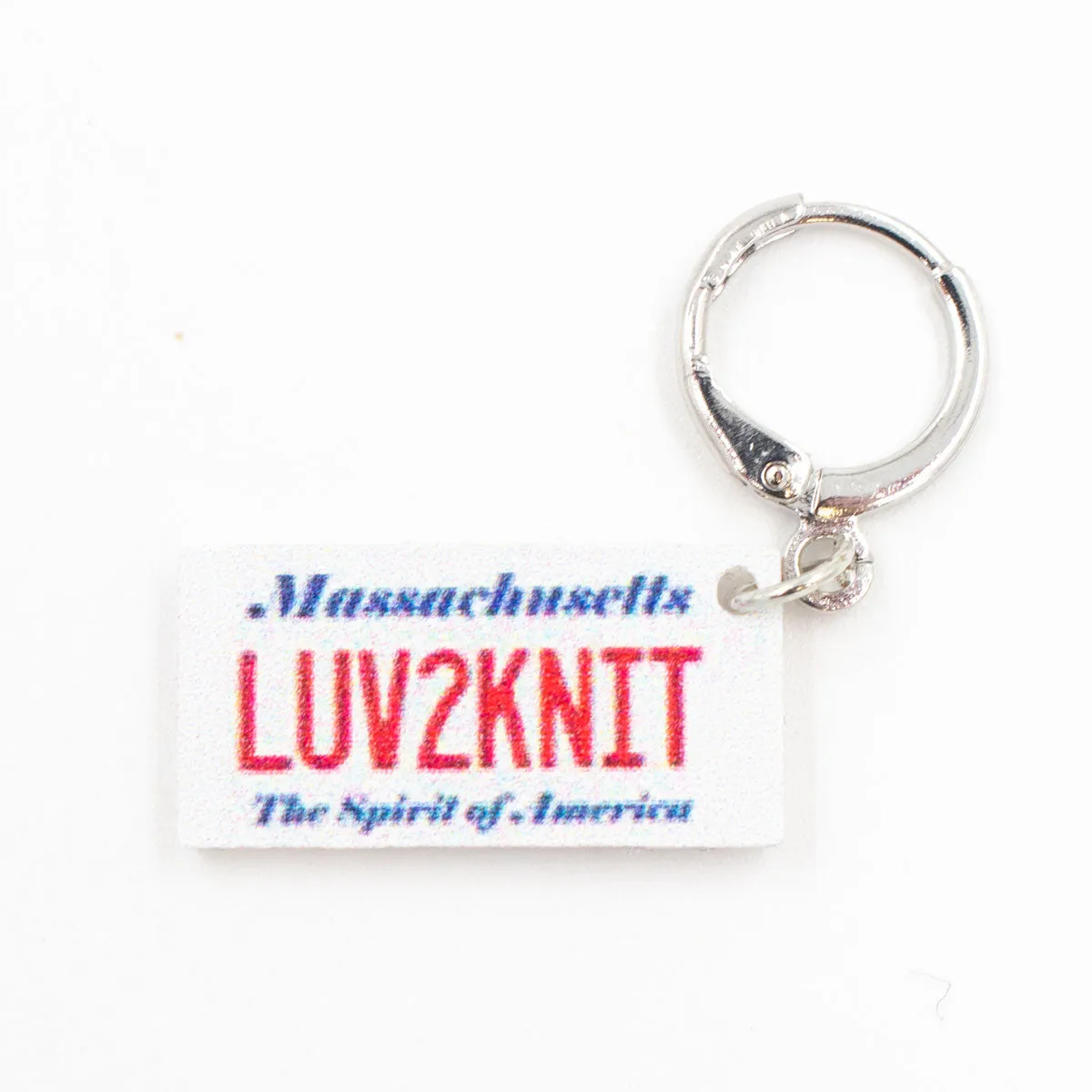 Jimmy Beans Wool State Stitch Markers - Massachusetts