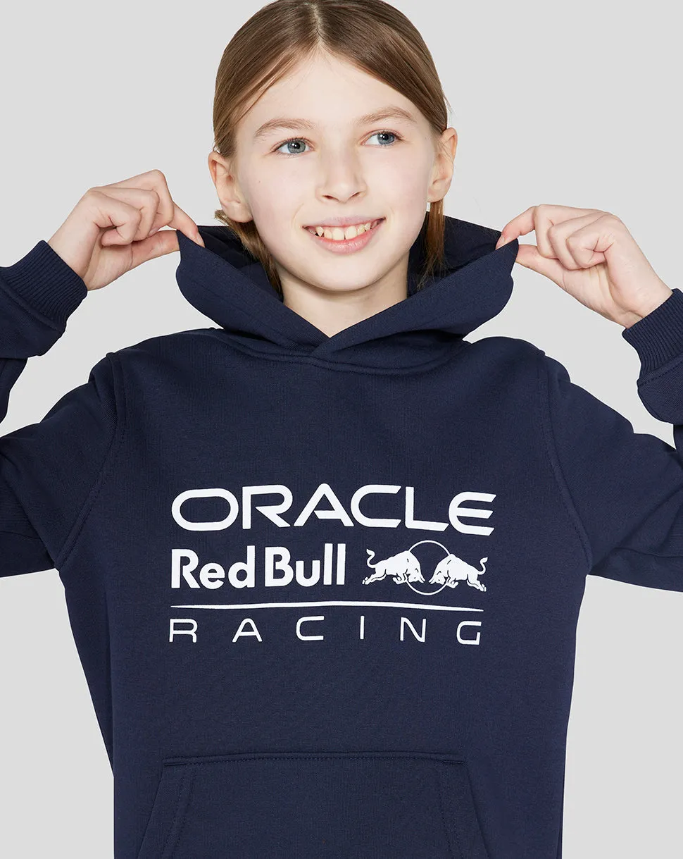 Junior Oracle Red Bull Racing Core Overhead Hoodie - Night Sky