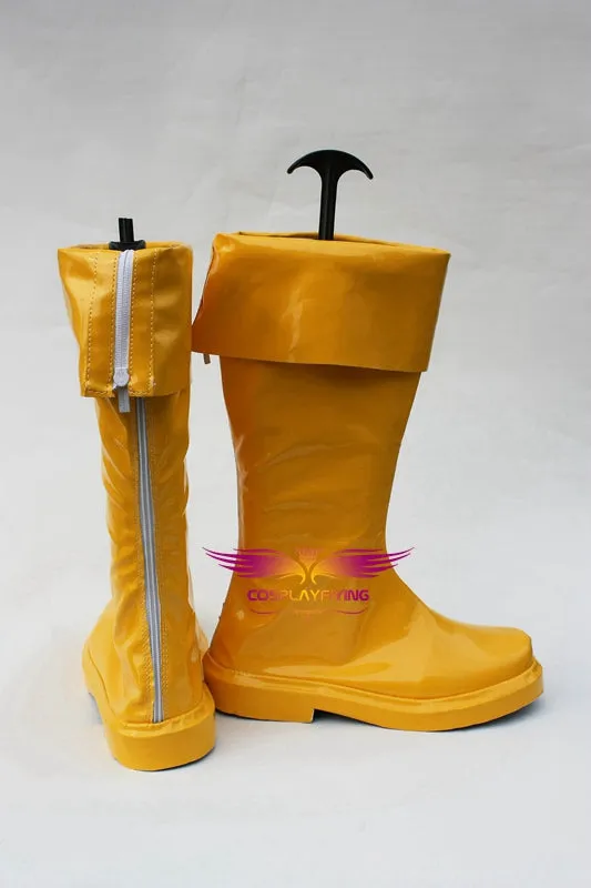 Justice League Captain Marvel Billy Batson Cosplay Shoes Boots Custom Made for Adult Men and Women