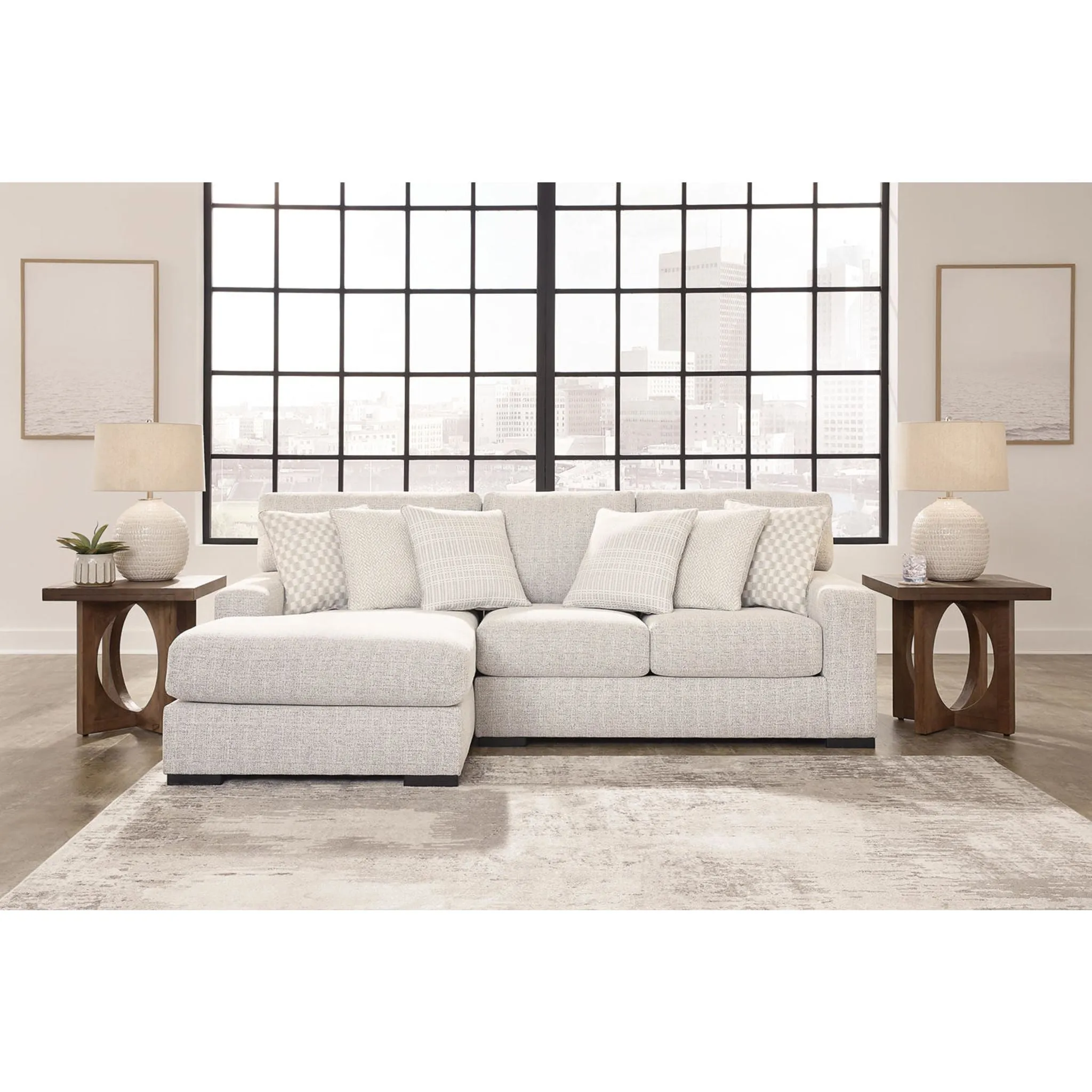 Larce-Exclusive 2 Piece Sectional with Chaise